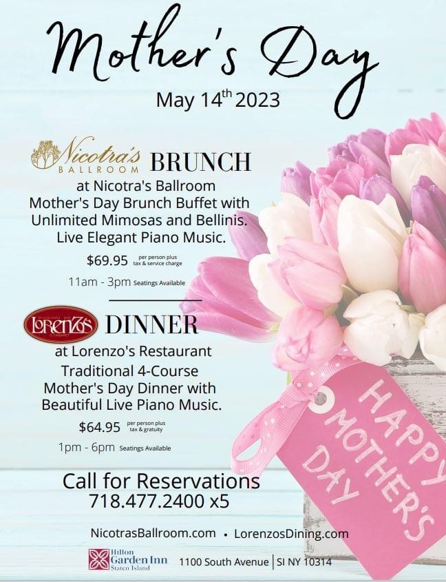 Mother's Day Brunch 11am - 3pm